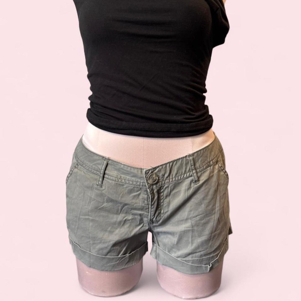 Garage khaki‎ green cargo shorts ✶